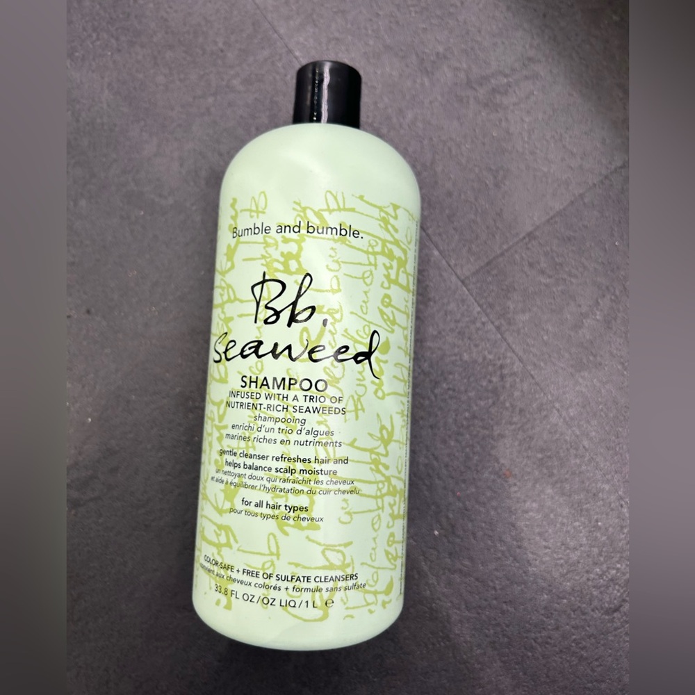 NWT Bumble and bumble Seaweed Shampoo Jumbo Size 33.8 Fl Oz